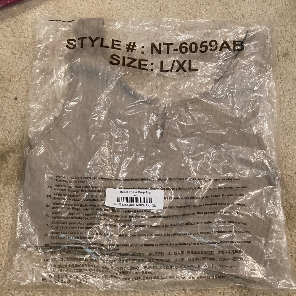 Zenana crop top